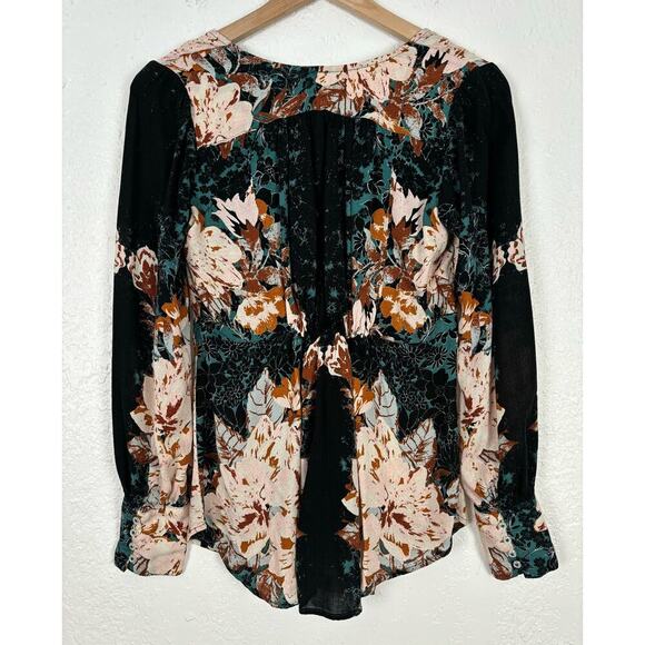Free People Mikayla Floral Print Tunic Size XS - Picture 3 of 4